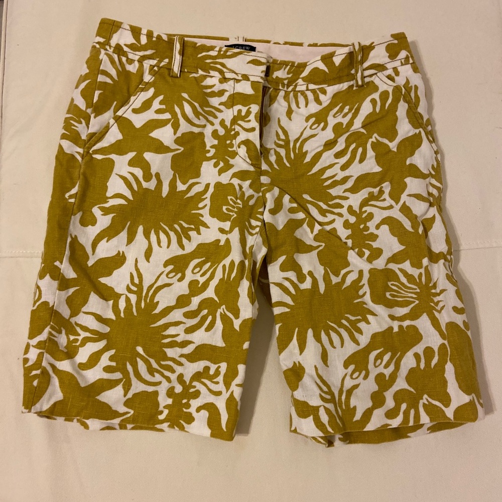 Jcrew Pattern Chino Shorts